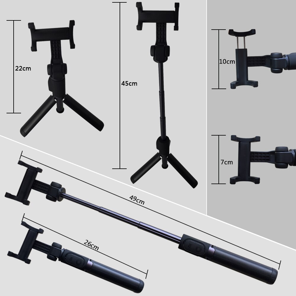 Original Xiaomi Mi 3 en 1 Wireless Bluetooth Selfie Stick Mini Trípode