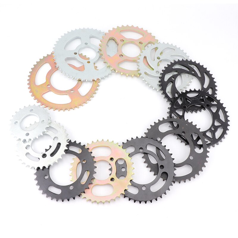 420/428 Chains 35T/37T/39T/41T/43T/45T/48T Motorcycle Chain Sprockets Rear Back Sprocket Cog For 110cc 125cc 140cc Dirt Pit Bike