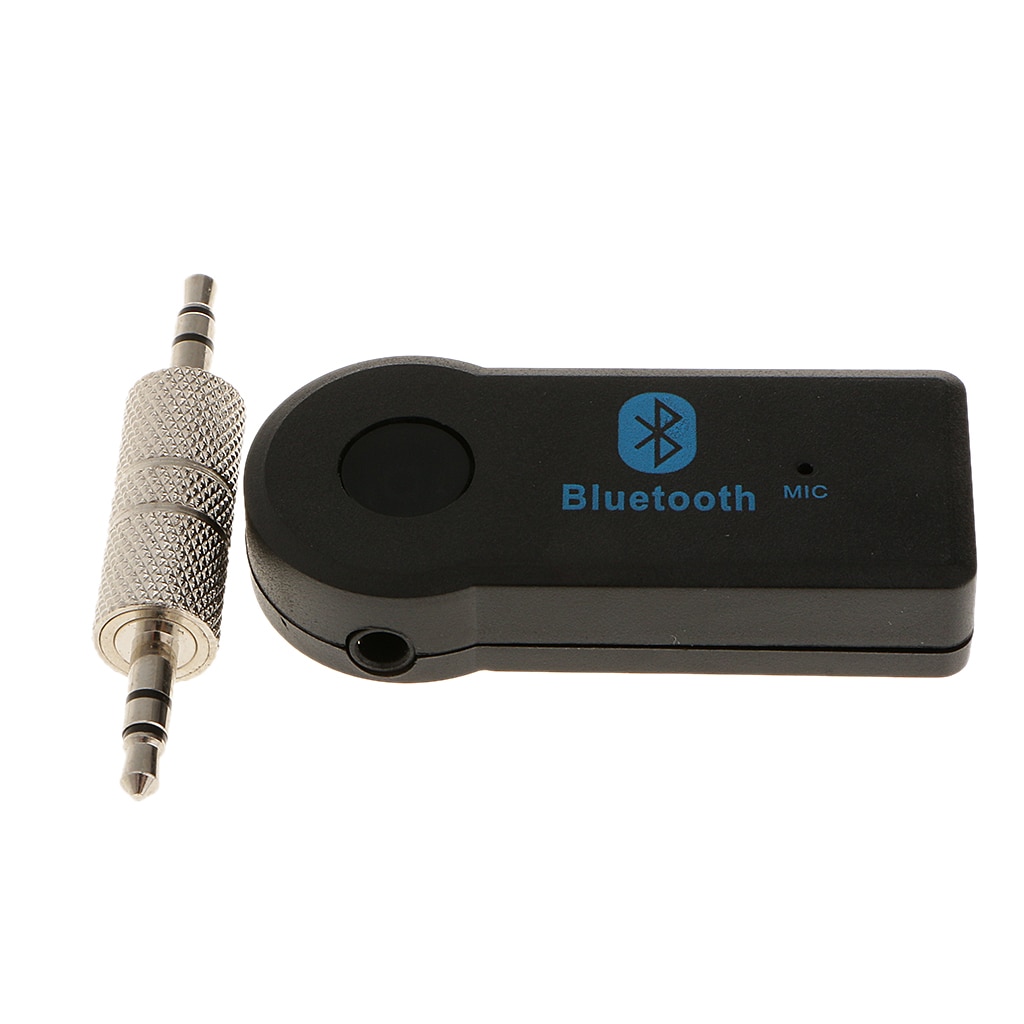 2x 3,5mm Auto Freisprecheinrichtung Bluetooth AUX Audio Receiver Adapter USB Ladegerät