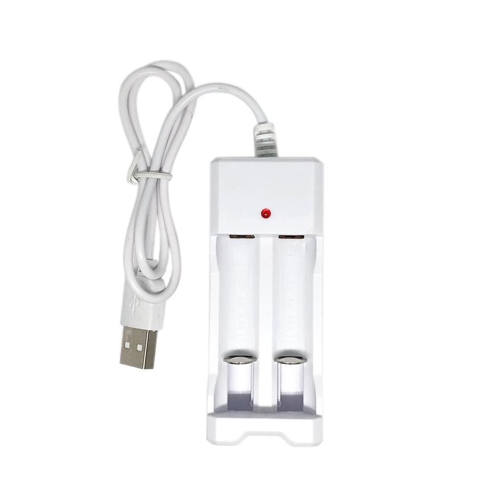 USB 2 Slots Fast Charging Battery Charger Short Circuit Protection AAA and AA Rechargeable Battery Station