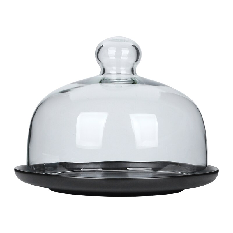 Creatieve Keramiek Cake Pan Glas Cover Dessert Display Lade Cake Decorating Gereedschap Cake Stand Set Kitchen Aid Accessoires