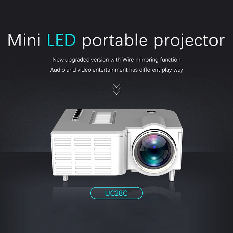 1080P Full HD LED Mini Projector Portable Home The... – Vicedeal