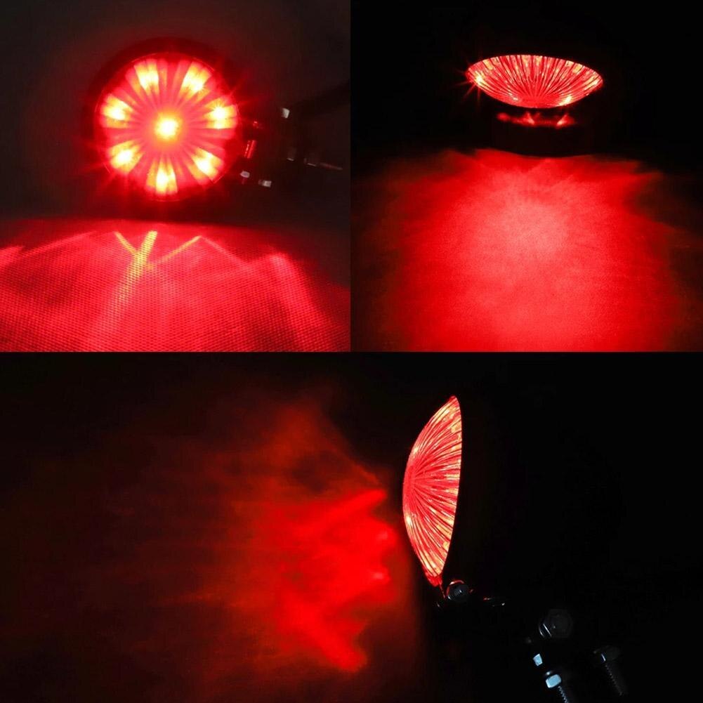 12v led motorcykel baglygte retro bremse baglygte baglygte til chopper bobber cafe racer stil signal lampe baglygter