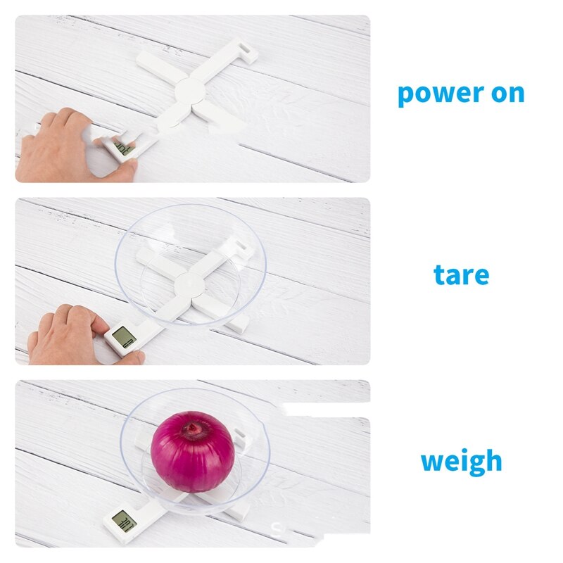 Mini Folding Digital Food Scale Portable Home Food Weighing Coffee Scale Digital LED Display Kitchen Accessories