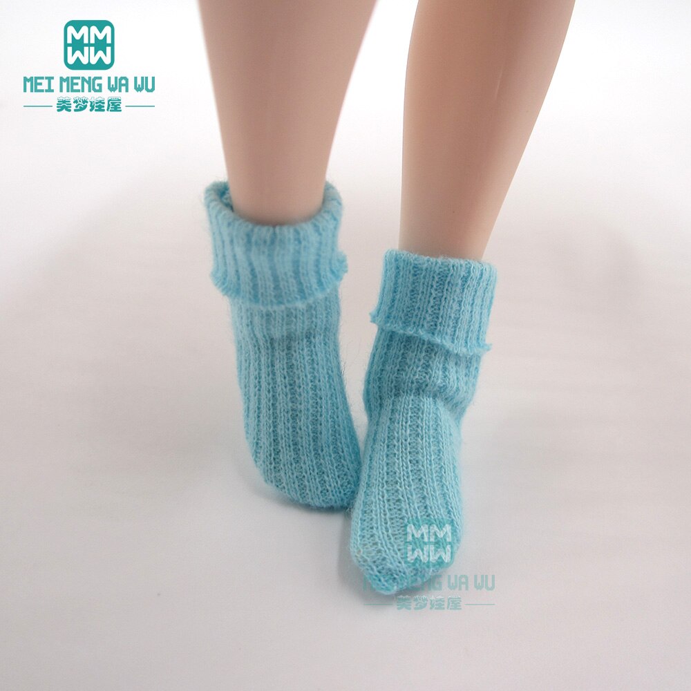 1/6 blyth Azone accesorios de ropa para muñecas calcetines de caramelo de rosa, rojo, azul, caqui
