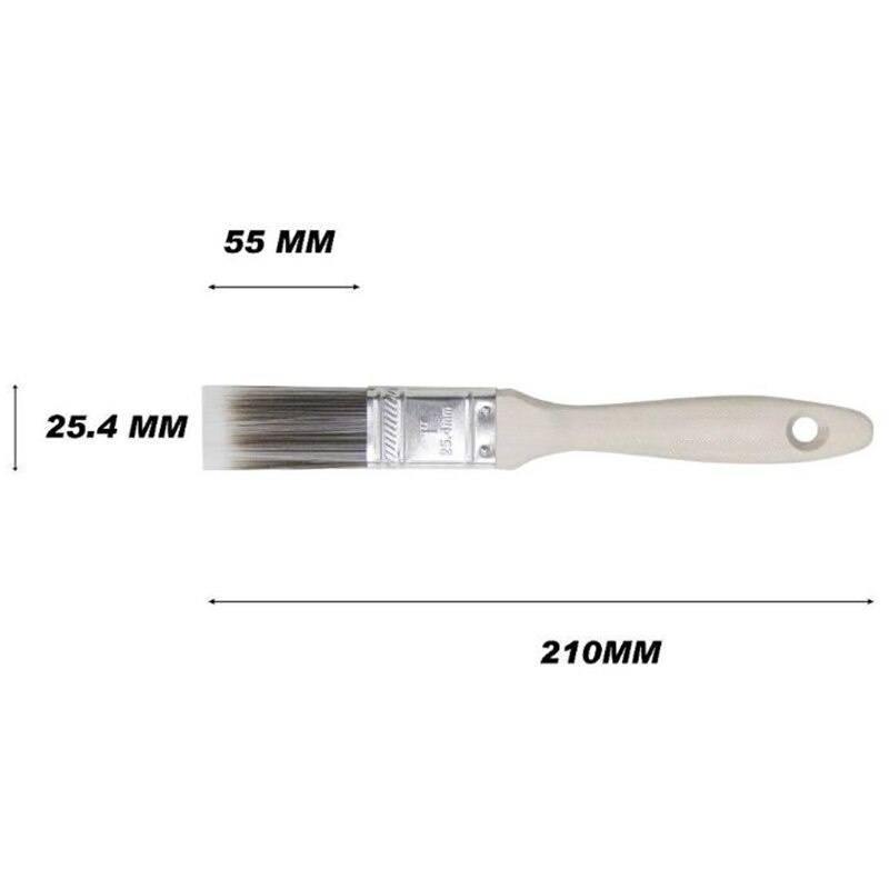 5-- delige verfkwastenset compleet, klein hulpstuk schuin mondoliekwast, speciaal kwastje voor decoratie