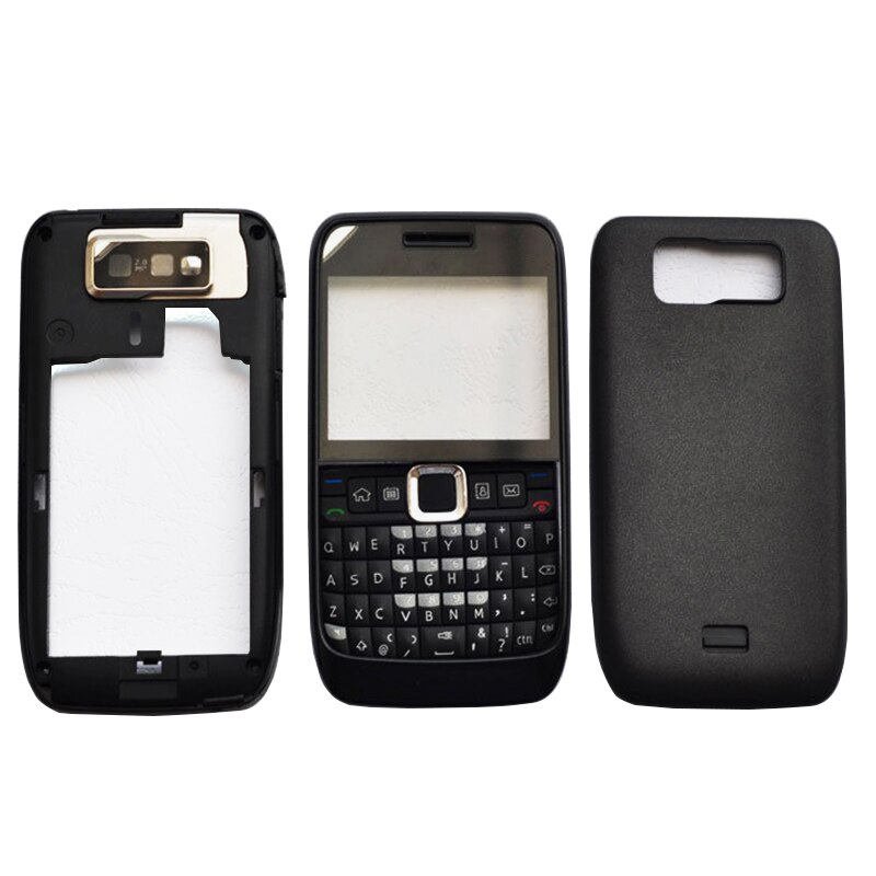 ZUGZUC Plastic Full Housing For Nokia E63 Full Complete Housing Back Cover+Middle Frame+Front Frame+Keyboard+Logo