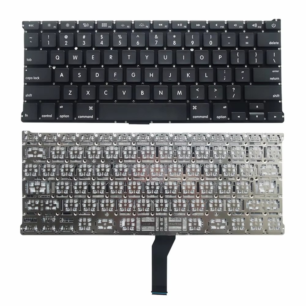 noi/RU/FR/UK/TR/SP Tastiera per Macbook aria 13.3 "A1466 A1369 A1405 Tastiera Inglese Del computer Portatile MD231 MD232 MC503 MC504 2011-15: BIANCO