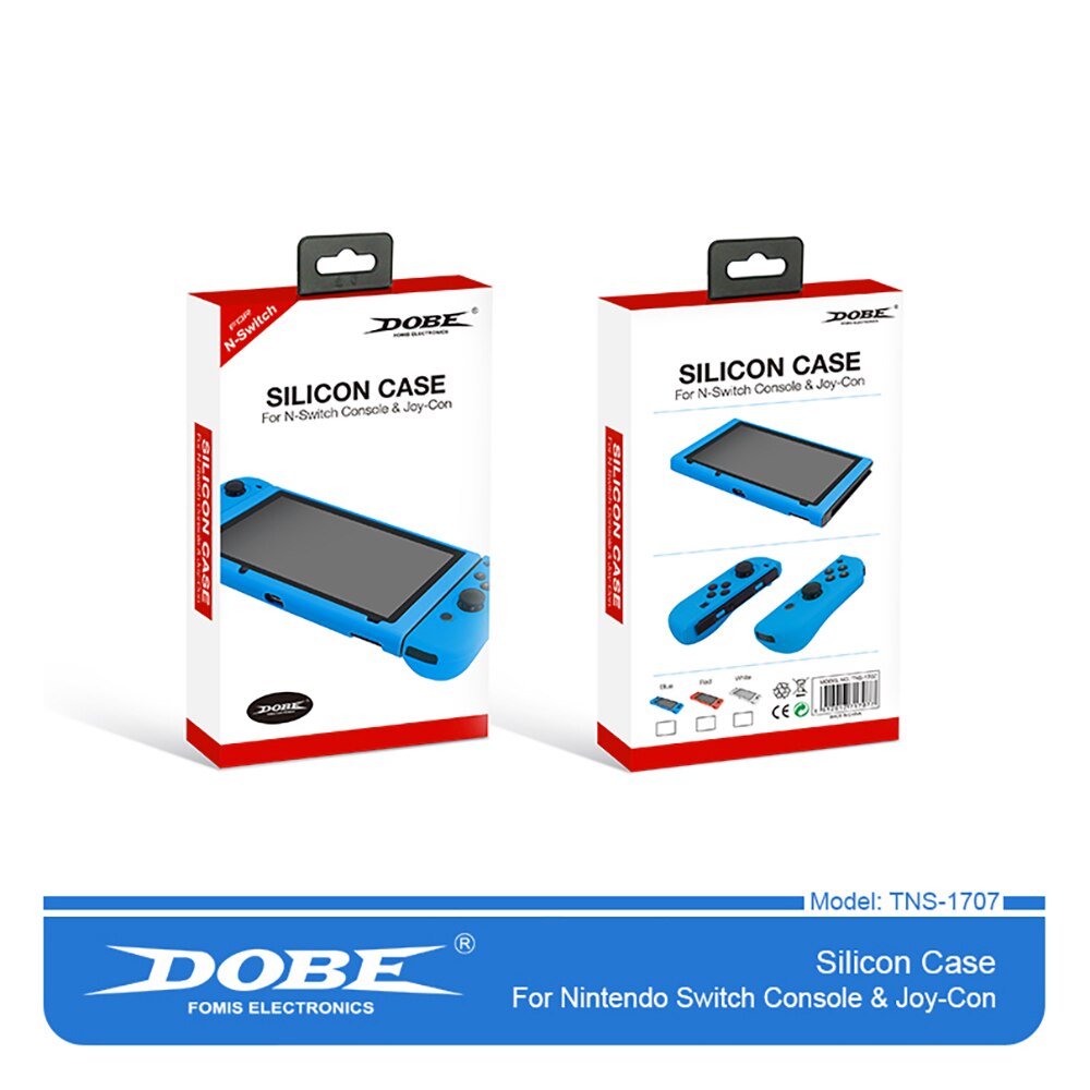 Silicon Case voor Nintendo Switch Consoles en Vreugde-Con Blue Protector Cover 1707