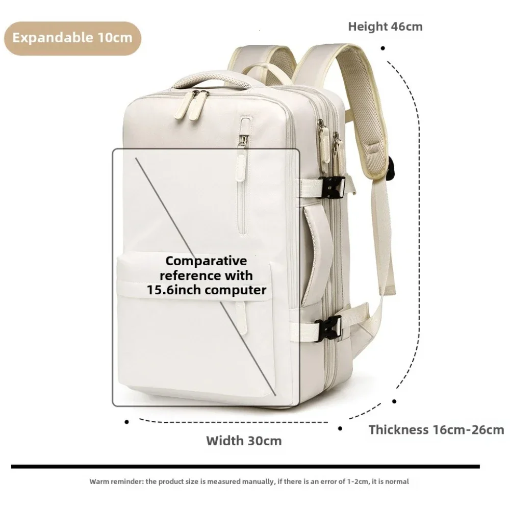 Rucksack 40x30x20 Flugzeug, Kabine Handgepäck Rucksack, Laptop Rucksack für Flugzeugreisen, Schulrucksack, Herren Damen Tasche