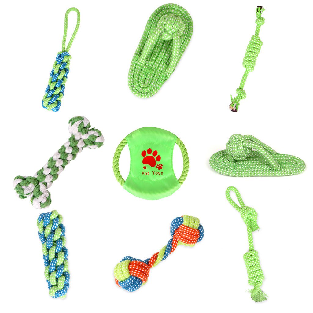 Hond Speelgoed Voor Kleine Honden Nontoxic Interactieve Speelgoed Voor Huisdier Kauwt Katoenen Touw Knoop Bal Slijpen Tanden Huisdier Speelgoed Grote honden K619