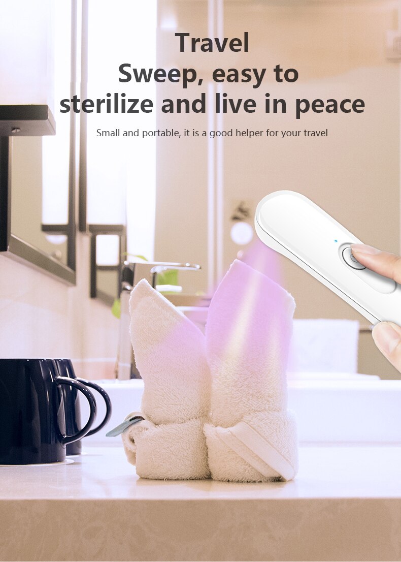 Portable UVC Ultraviolet Handheld Disinfection Lamp Sterilizer Ultraviolet Lamp Uv Light Home Quartz Lamp Uvc Lamp