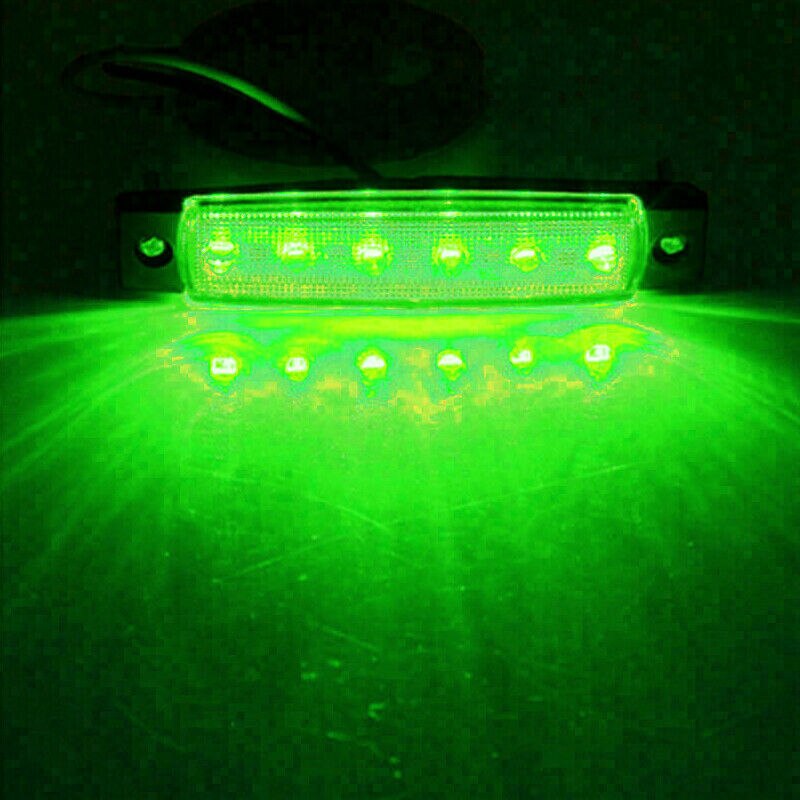 4 pces vermelho verde barco navegação luzes led luzes de popa barcos estibordo luz 12v