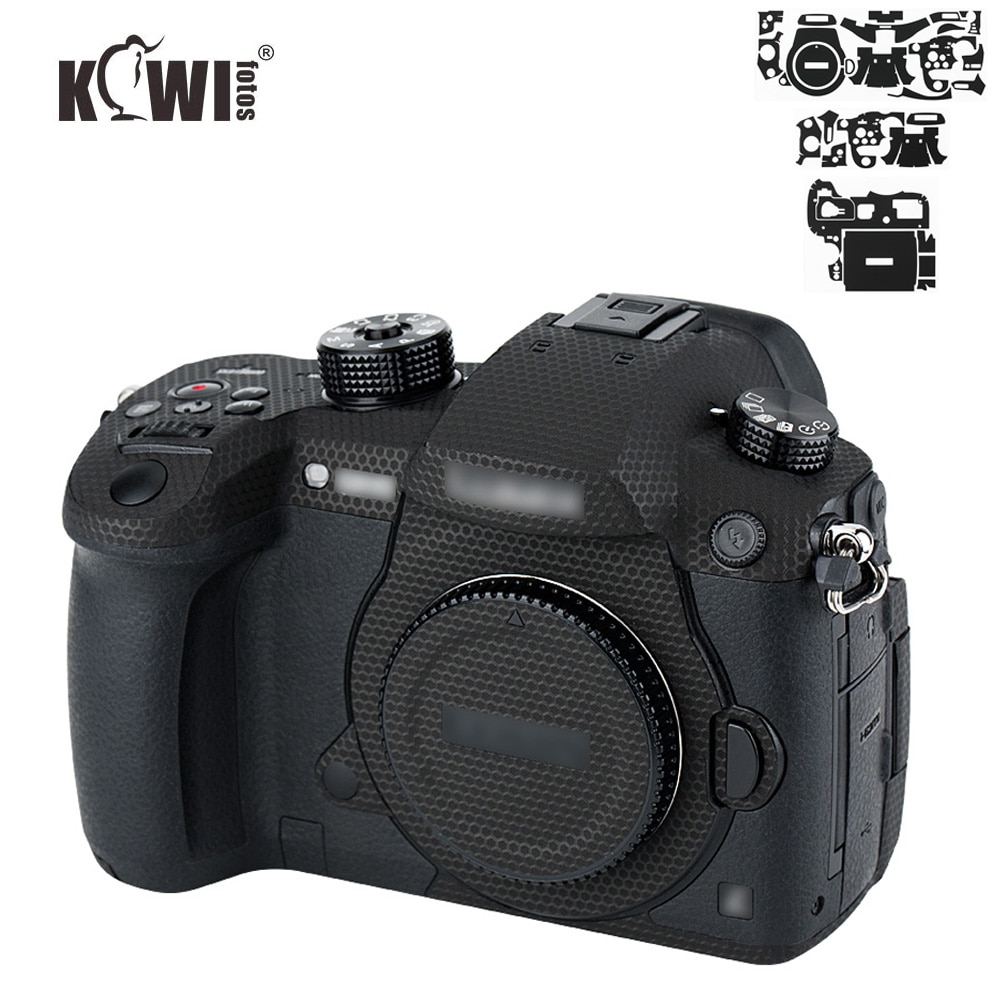 Kiwi Anti-Slide Camera Body Cover Skin Protector Film Voor Panasonic GH5 3M Sticker Draagbare Tas Accessoires Matrix zwart