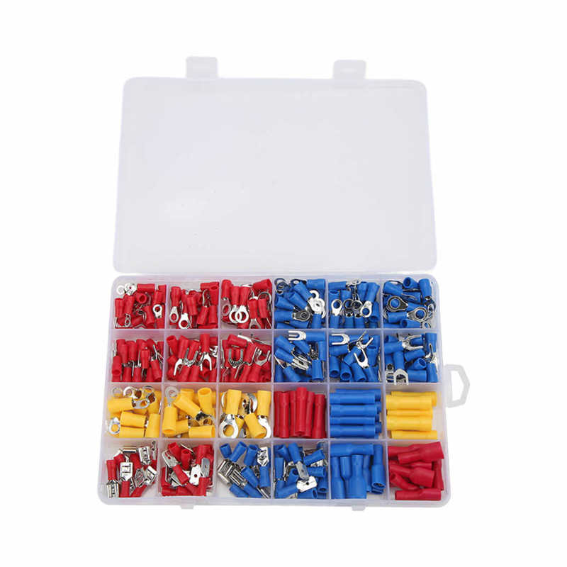 Wire Terminals Assortment Kit Insulation Protection Wire Terminals Good Conductivity for Electronic Industry