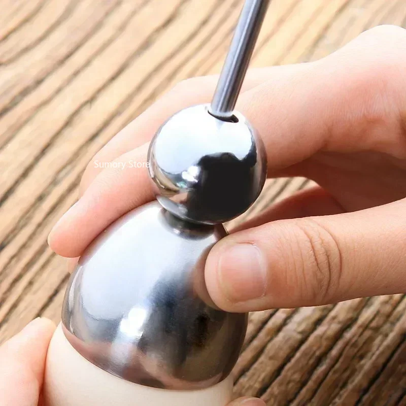 Egg Cutter Opener Egg Stainless Steel Breaker Break Beat Clipper Scissor Shell Boiled Kitchen Tool Cooked Snipper Whisk