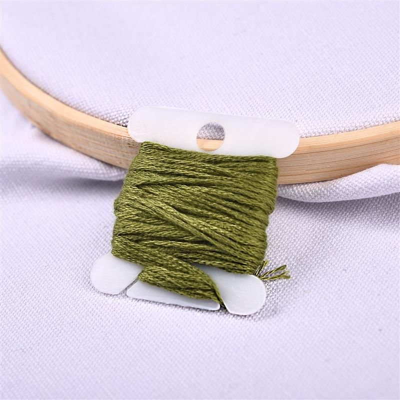 Embroidery Thread Holder Floss Craft Bobbin Cross Stitch Storage Holder Plastic Sewing Thread Board Card Thread Organizer