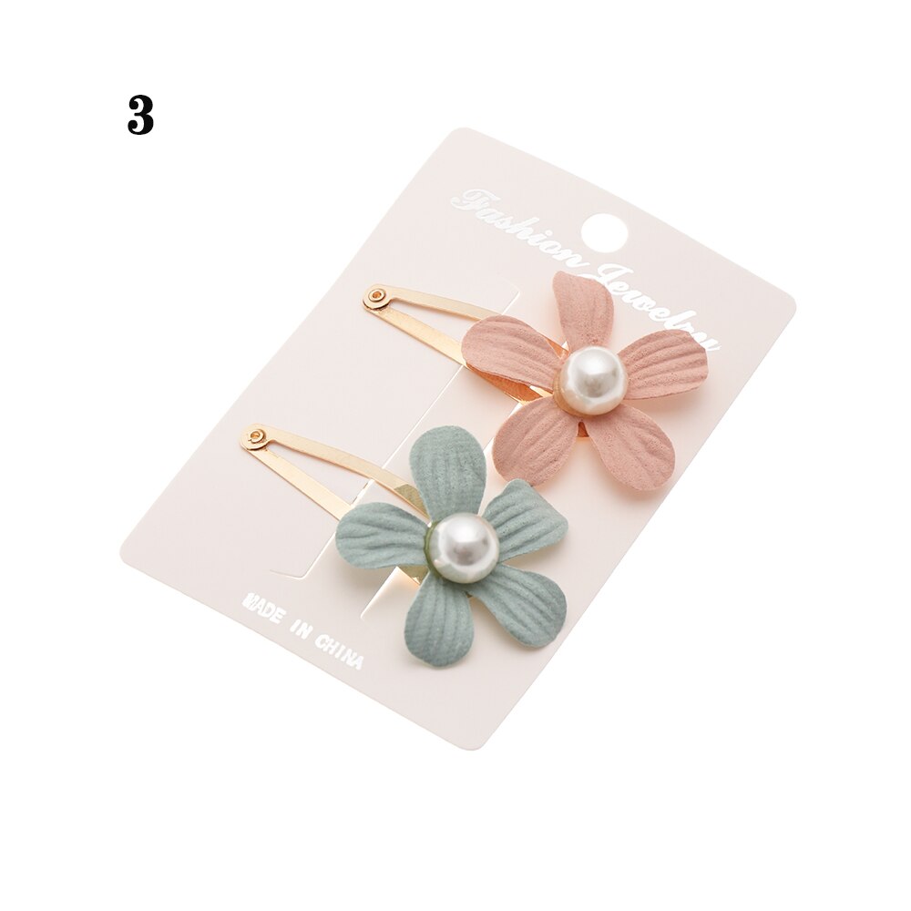 2 stuks kindermeisjes parelbloem haarspeld meisjes kinderhaarspeld accessoires haarspeld haarspeld hoofdtooi hoofddeksels voor kinderen: 3