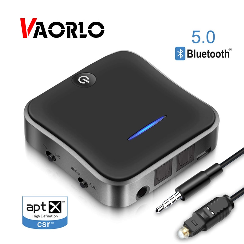 Bluetooth Absender Empfänger 5,0 kabellos Adapter CSR8675 Aptx HD Adapter Optische Toslink/3,5mm AUX/SPDIF Für Auto TV Lautsprecher