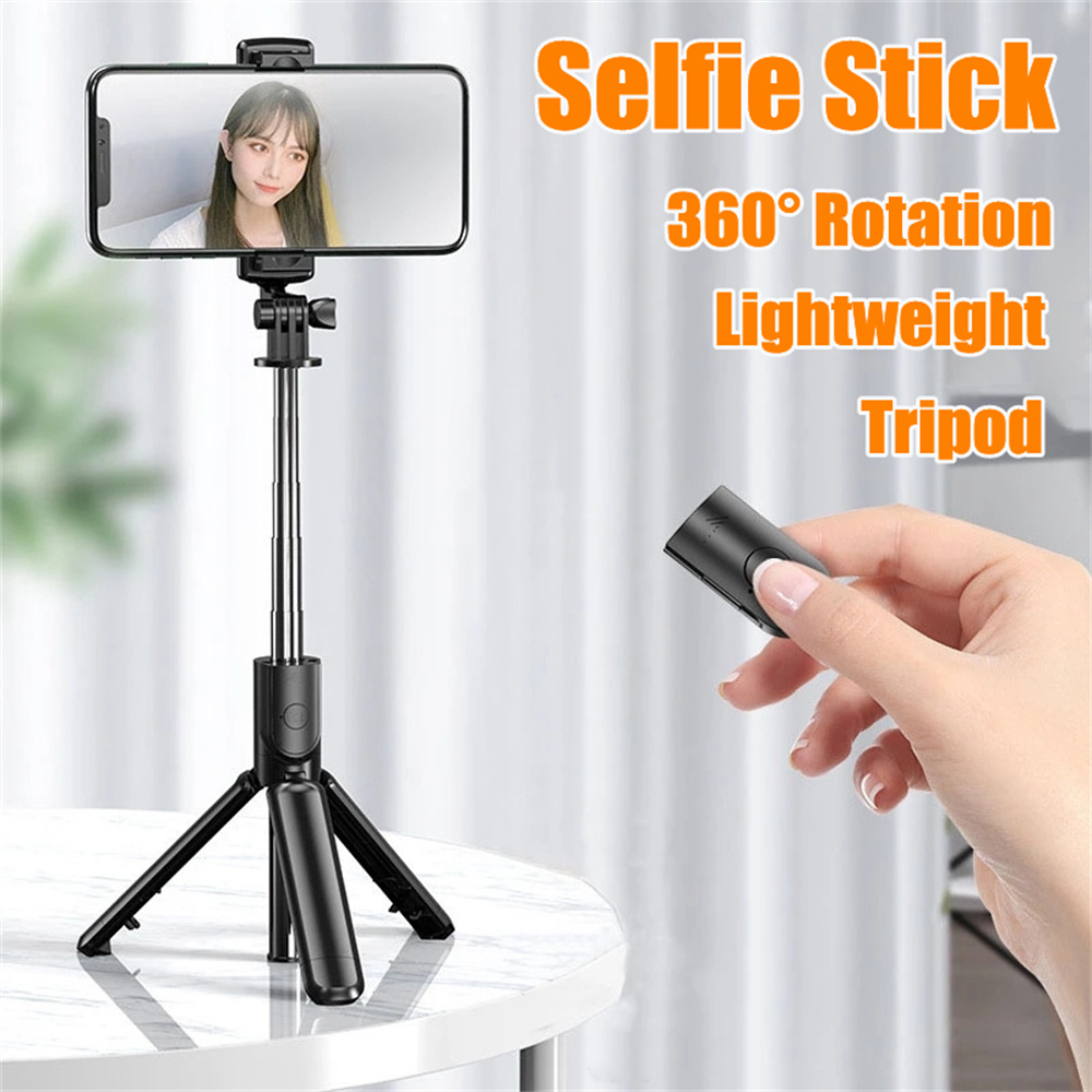 VBNBV 2025 Nuovo treppiede per fotocamera smartphone, supporto per telefono con otturatore Bluetooth, staffe per selfie stick wireless con supporto per telefono