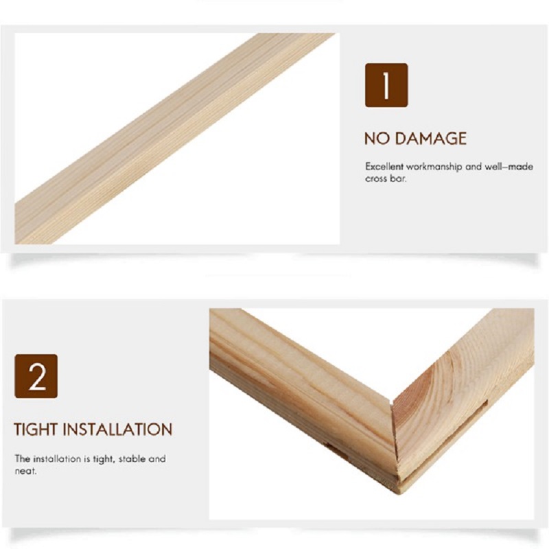 40X50 Cm Houten Frame Diy Fotolijsten Kunst Geschikt Voor Home Decor Schilderen Digitale Diamant Tekening Schilderijen