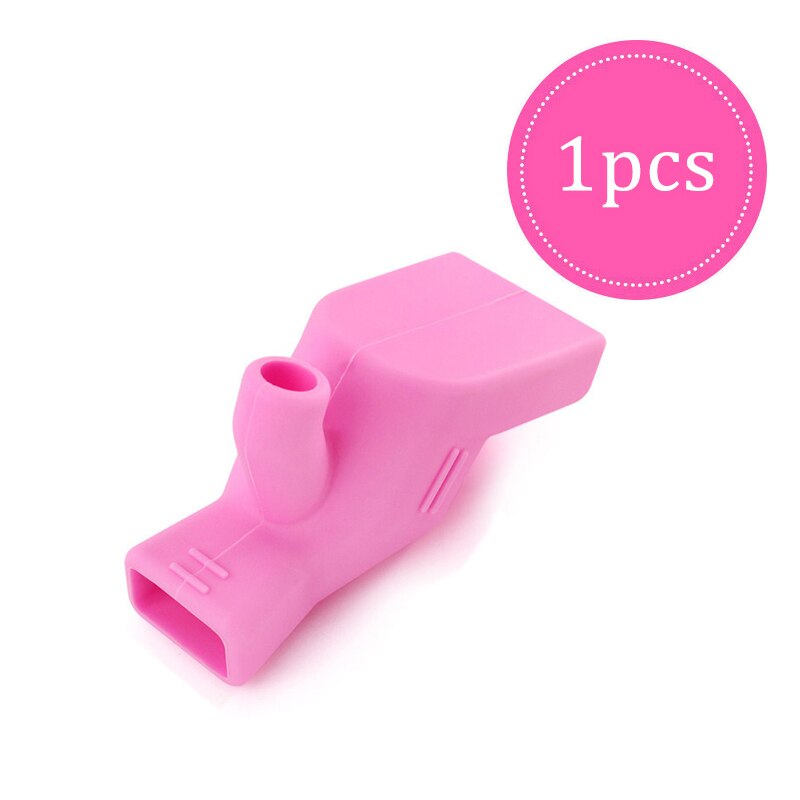 3/2/1pc Kitchen Sink Faucet Extender Rubber Elastic Nozzle Guide Children Water Saving Tap Extension For Bathroom Accessories: 1pc Pink