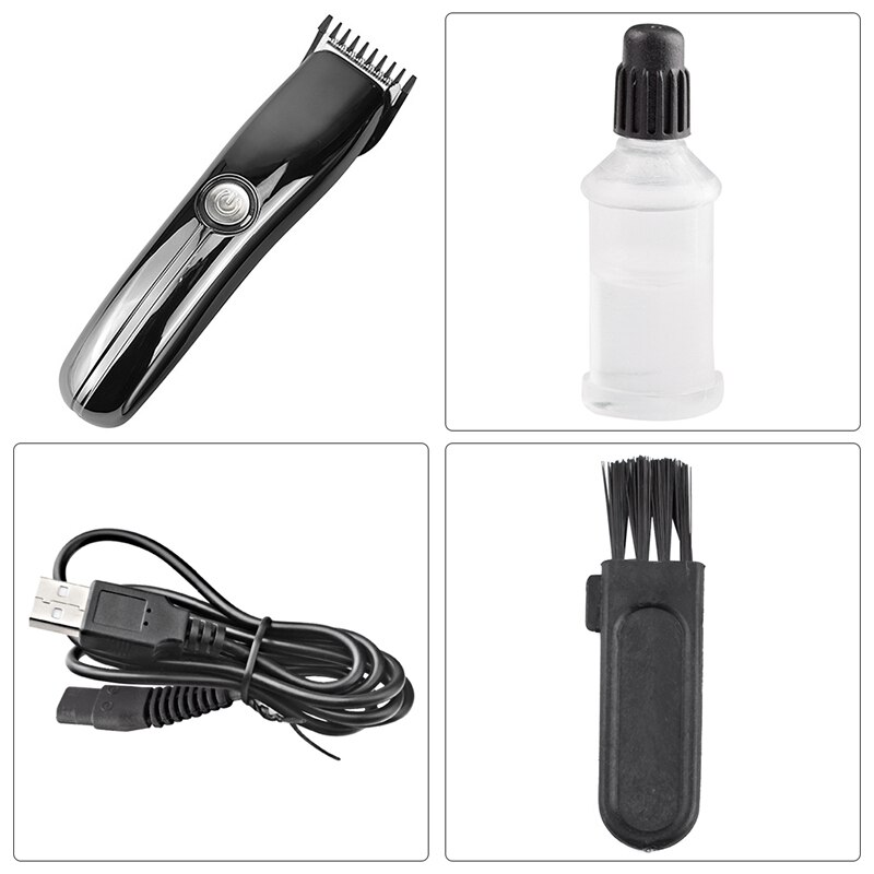 Tondeuse voor volwassenen en kinderen, usb oplaadbare tondeuse voor huishoudelijk gebruik, stille elektrische tondeuse voor kinderen
