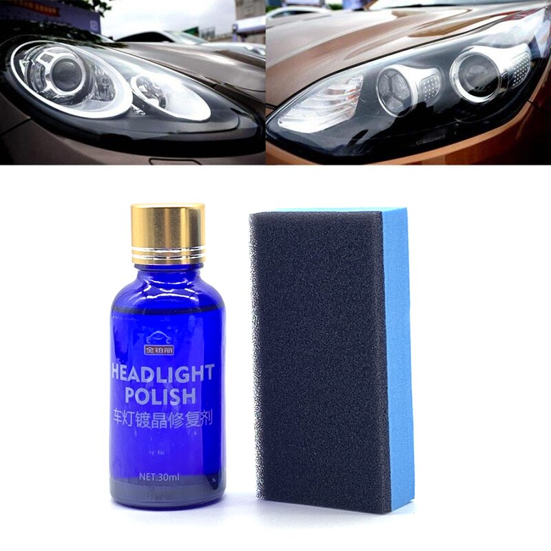 1 stk bil frontlys polsk skrap renoverings middel polering strøk biler omsorg auto belegg reparasjon flytende bil styling