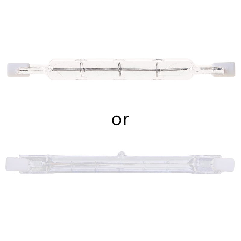 R7s halogen lineær pære 100w/150w/500w 78mm/118mm dobbelt ende  ac 220-240v r7ub