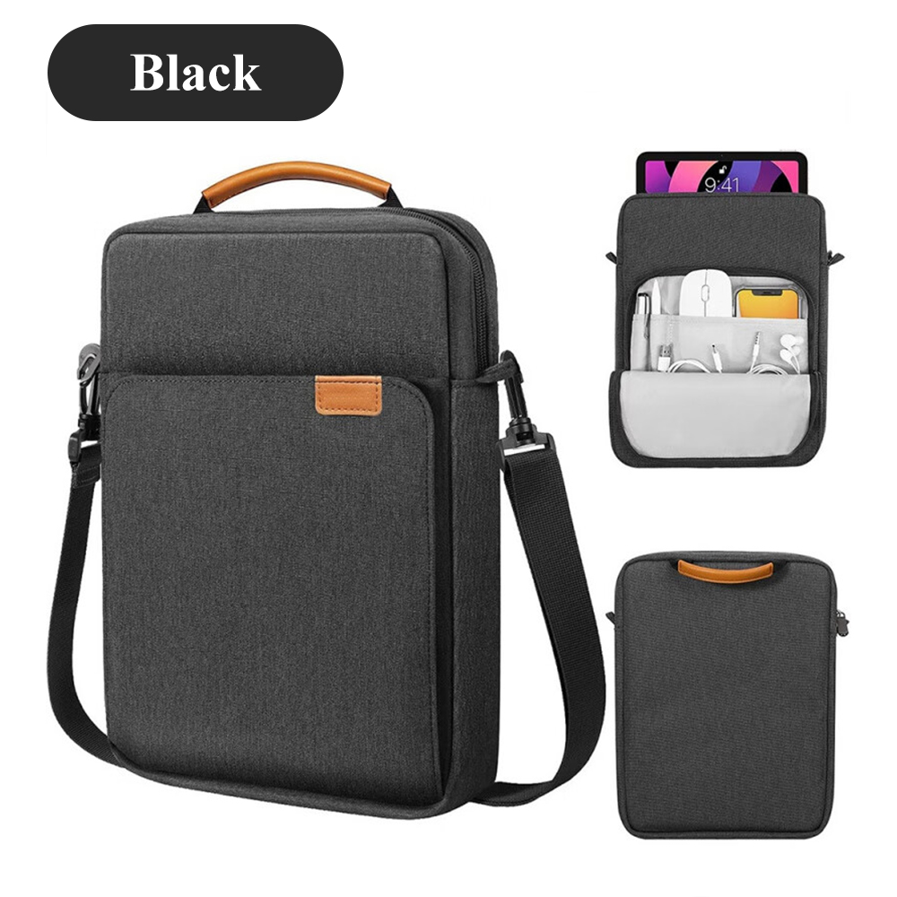 Laptop Tablet Messenger Bag for Macbook Air Pro 11 12 9th / 10.5" 11" iPad Pro Air Tablet Carry Case for Surface HP DELL: 13" / Beige