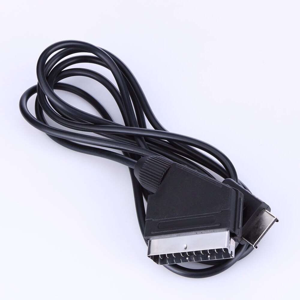 1.8m rgb scart-kabel voor tv-av-kabel voor playstation  ps1 ps2 ps3 slim line-gameconsole