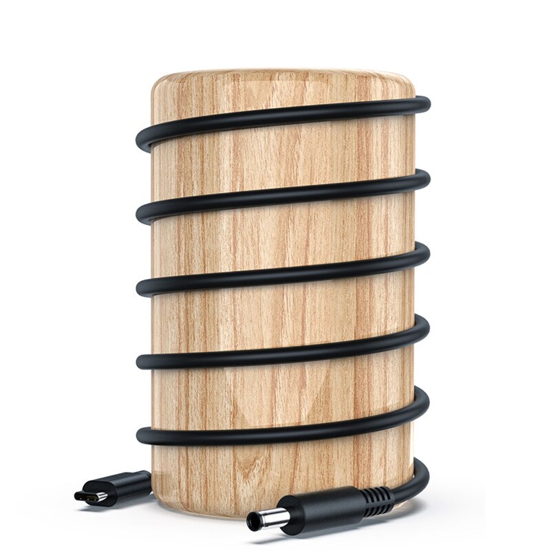 65w usb type-c laptop power adapter charging cable dc jack plug dual e-mark chip converter for hp, lenovo, and dell laptops