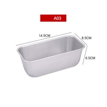Rectangle Baking Pan Bakeware Cake Bread Toast Aluminum Mold Pan Cheese Cakes Dishes Kitchen Baking Tool Party