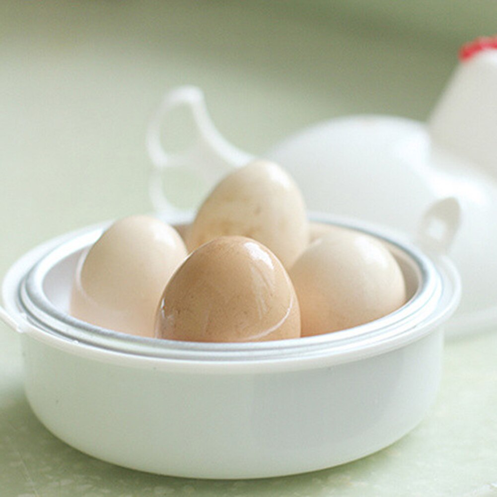 Chicken Shape 4 Eggs Steamer Boiler Kitchen Microwave Oven Supplies Cooker Tool