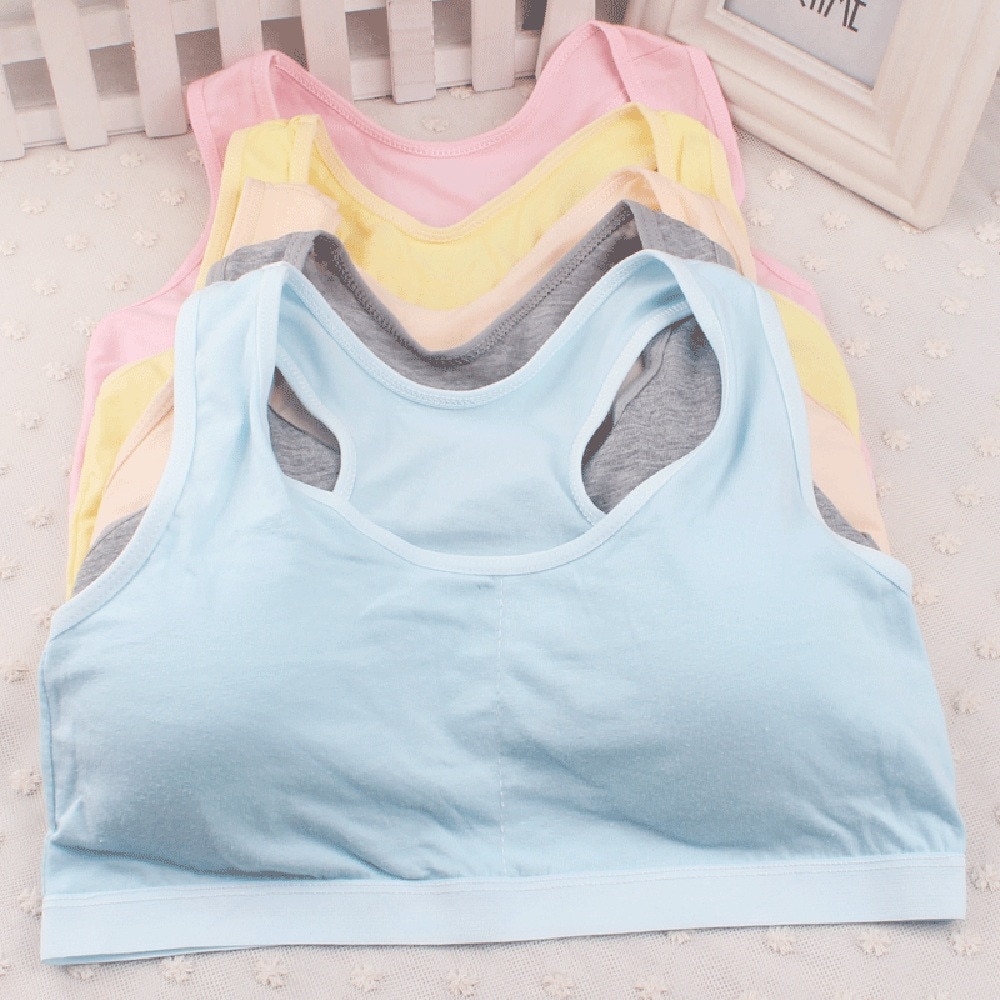 Ropa interior deportiva para niños y niñas, chaleco con sujetador de esponja de realce, ropa interior deportiva para carreras #40