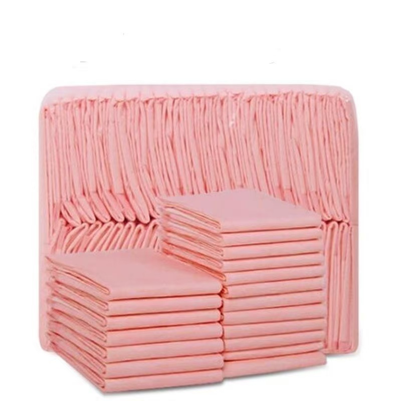 Pañales absorbentes para perros, almohadillas desechables para entrenamiento de cachorros, superficie de secado rápido, cojín limpio, suministros para perros, 100/50/40/20 piezas: 6XL / SCARLET