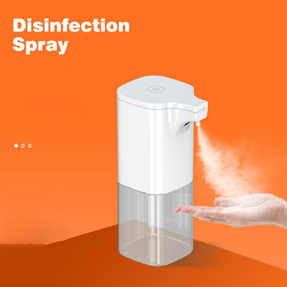 Automatische Alcohol Dispenser Intelligente Sensor Touchless Spuit Machine 350Ml Infrarood Inductie Zeepdispenser Voor Badkamer