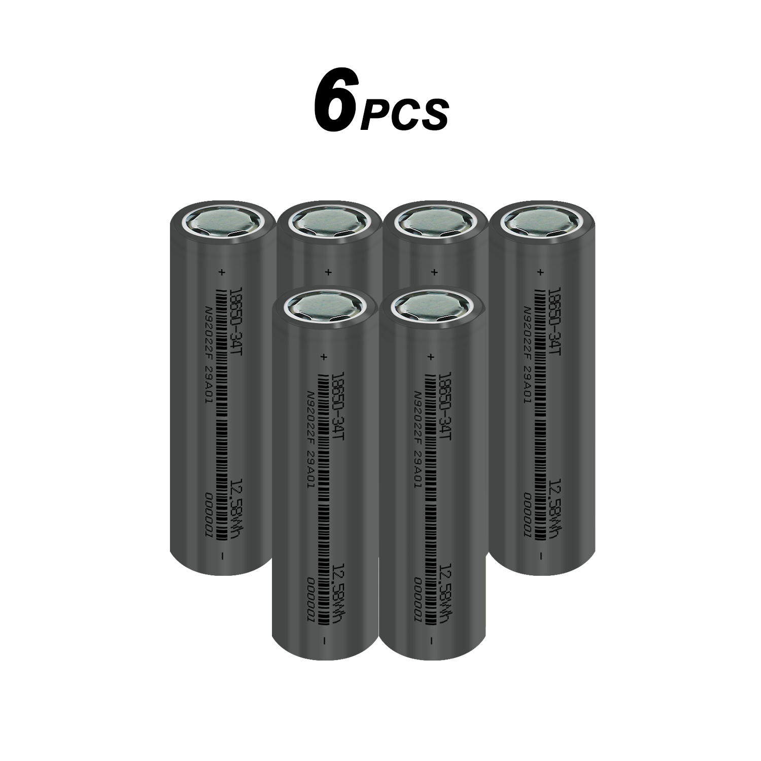 Original 18650 Battery Rechargeable 3.7V 3400mAh 1C Discharge Li-ion Batteries for Power Bank Flashlight Batteries Toy: Red