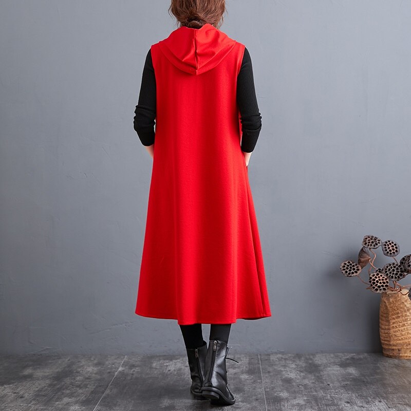 Chaleco para mujer, novedad de , chalecos con estilo chino para mujer, chaqueta sin mangas, bordado Vintage, chaleco largo y delgado étnico 11424