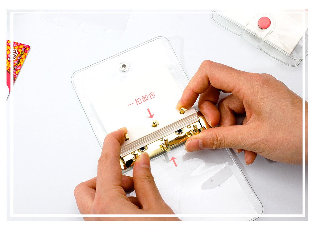 Kawaii Mini Loose- Leaf Notebooks 3 Holes Dairy Paper Refills Spiral Binder Planner Cute Pager Dairy Weekly To Do Planner