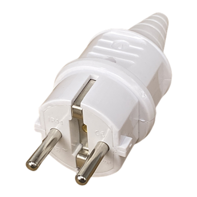 Adaptador de enchufe UE/EE. UU./AU/Reino Unido, tomas de repuesto macho 2.5A/16A, conector eléctrico Schuko recargable para Cable de extensión de alimentación: Negro