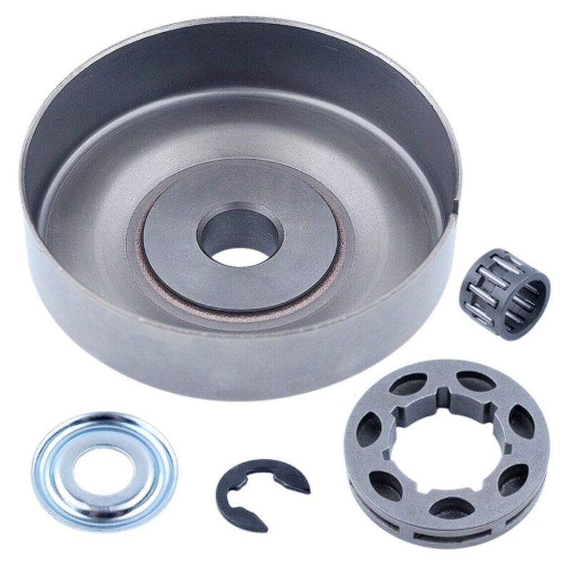 3/8" 7-Teeth Sprocket Rim Clutch Drum Kit For Husqvarna 365 362 371 372 XP 372XP MS270 MS 270C 270 Chainsaw Bearing Washer Clip