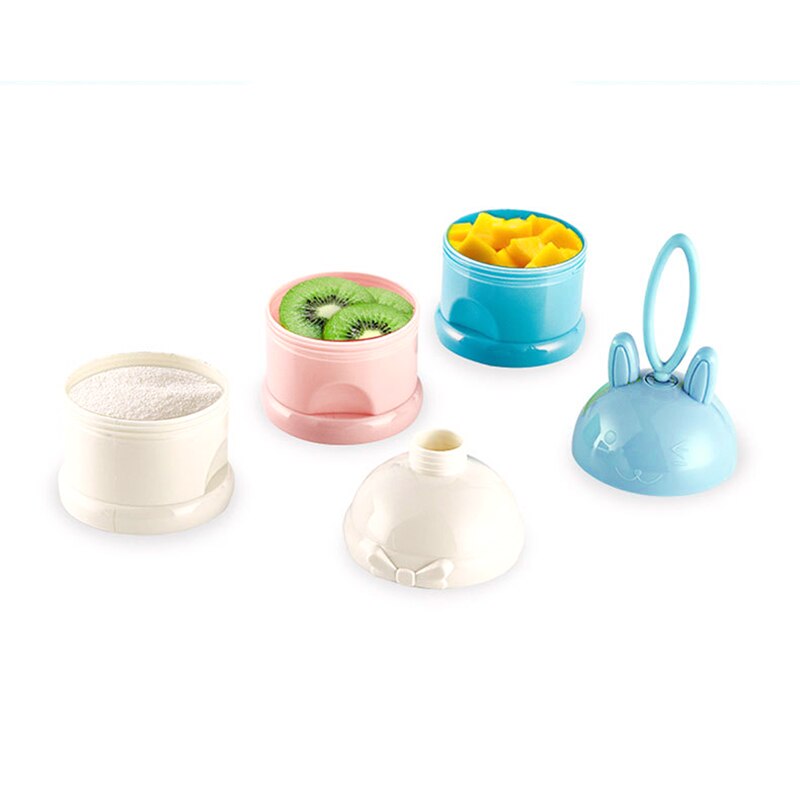 Portable Milk Powder Formula Dispenser Container Storage Essential Cereal Boxes Toddle Baby Snacks Food Storage Box