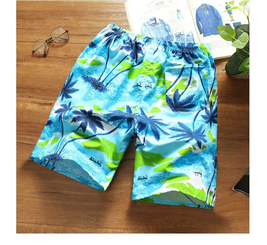 men's beach shorts swimming trunks loose casual swimming trunks quick-drying summer surfing swimwear beach shorts