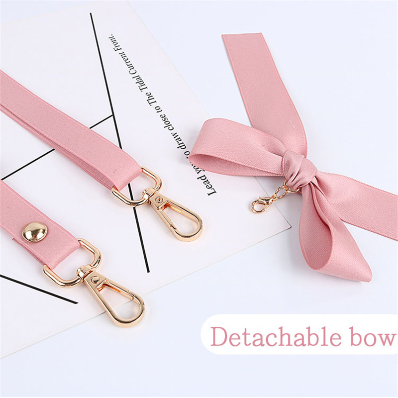 Universele Effen Kleur Schouderband Diagonaal Strap Lanyard Boog Eenvoudige Tas Verstelbare Mobiele Shell Lange Opknoping Vrouwen
