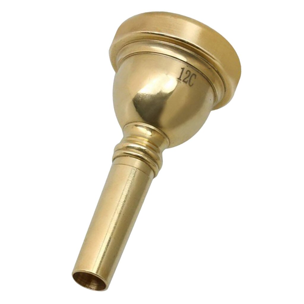 Hoogwaardige Alto Trombone Mondstuk Kleine Schacht Goud Voor Trombone Onderdelen Toebehoren