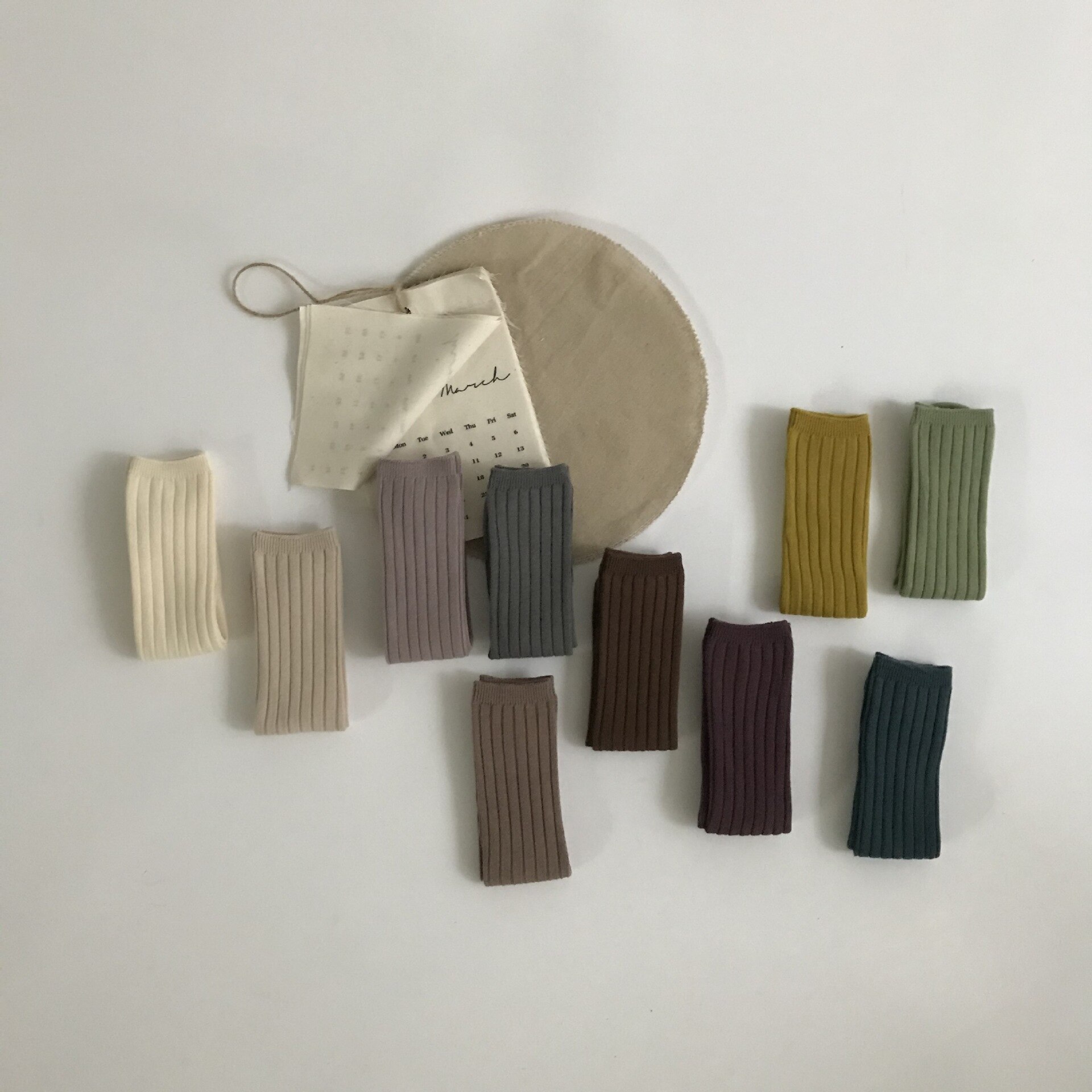 Chaussettes d'été tricotées en coton pour enfants de 5 à 6 ans, de couleur unie, pour bébés filles et garçons en bas âge, accessoires pour vêtements, paires/lot