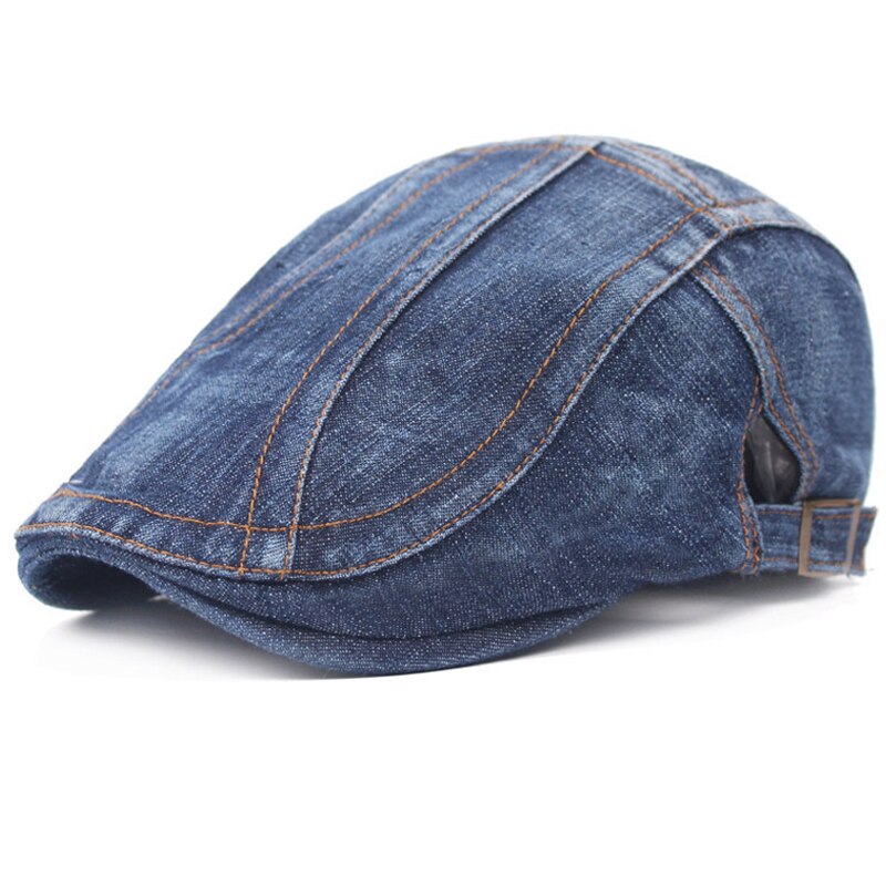 帽子 trophy clothing denim newsboy cap Denim Newsboy Cap, Denim Cap, Newsie, Bleached Denim Hat