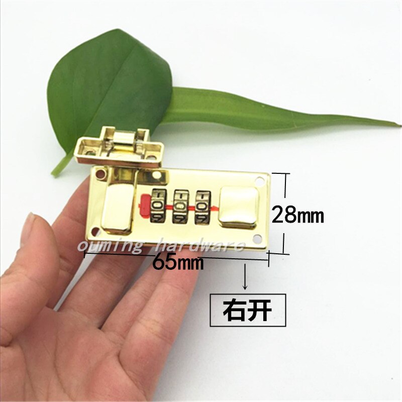 1 zestaw 65*29mm srebrna blokada hasła zatrzask biżuteria drewniane pudełko spinka blokująca ręcznie walizka bagażowa kodowane zamki sprzęt meblowy