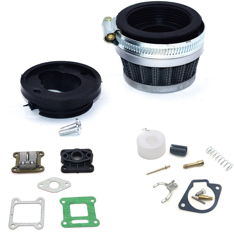 Air Filter 2 stroke for Pocket Bike 47cc 49cc engine carb carburetor Mini Quad ATV Dirt Bike MiniMoto Go Kart Buggy: N